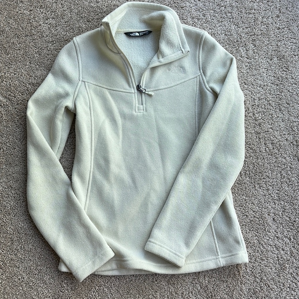 North face quarter zip jacket